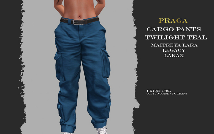 Praga Cargo pants new - Twilight Teal