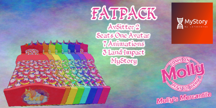 Molly's Mercantile - Unicorn Bed FATPACK