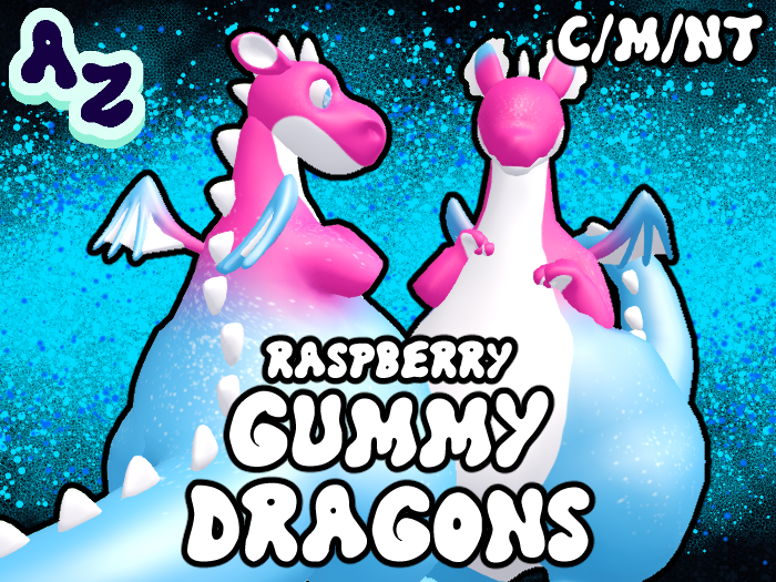 =AZ= Gummy Dragons (Raspberry)