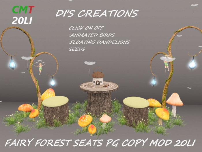 FAIRY FOREST SEATS PG