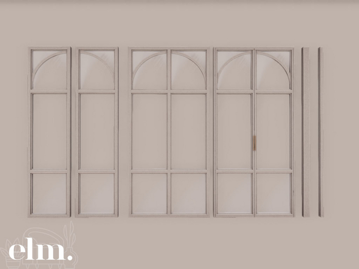 Elm. Rumi Room Divider [White]