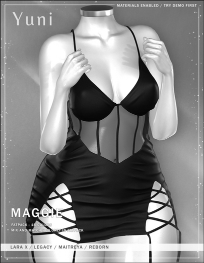 Yuni - Maggie Dress - Fatpack (ADD ME) DEMO