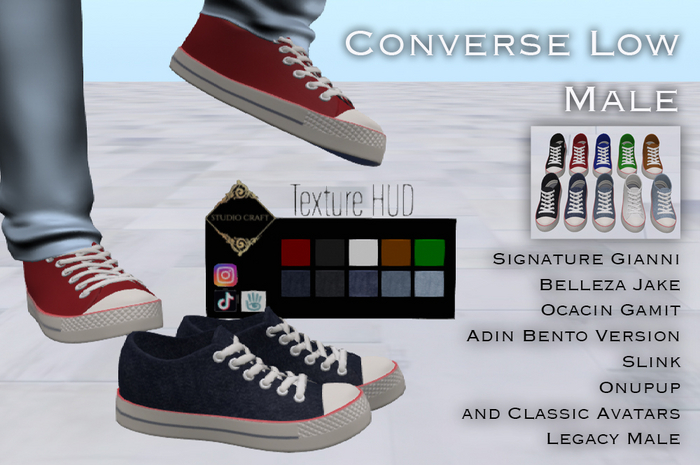 Studio Craft * Converse Low Unpacker