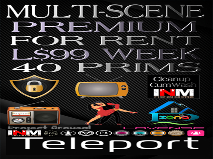 Rent your space with multiple scenes and the best animatio