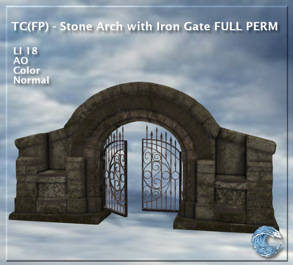 TC(FP) - Stone Arch with Iron Gate FULL PERM