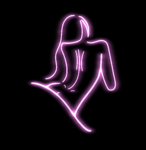 Woman Curves - Neon