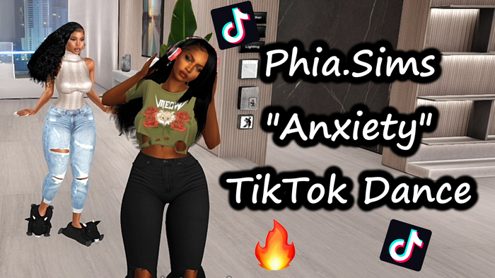 Phia.Sims Anxiety TikTok Dance Animation