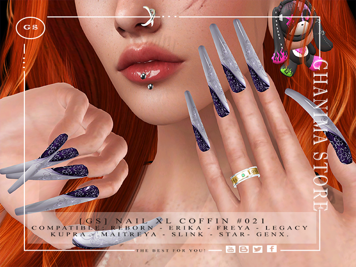 [GS] Nail - XL Coffin # 021