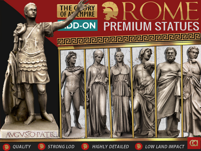 [CA] ROME PREMIUM STATUES