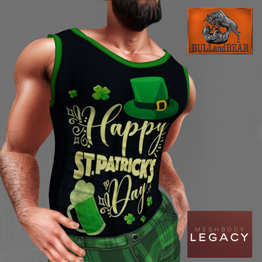 BULL&BEAR - T-SHIRT ST PATRICK MODEL 1 - LEGACY