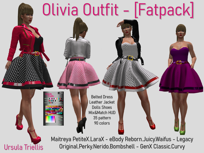 7155 Olivia Outfit - [Fatpack]