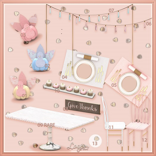 09 Lagom - Pink-givings [Table] - RARE