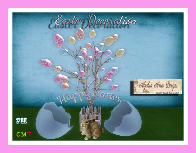 Happy Easter Decoration 3 (Wear)