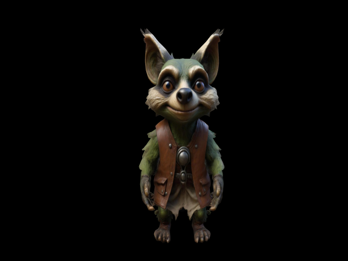 HB: Racoon Gobin Statue FuLL PERM