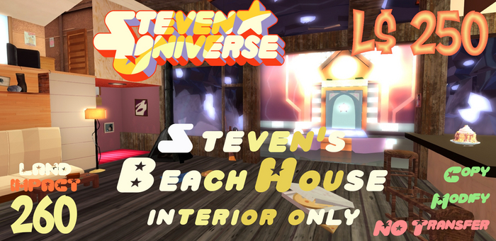 Second Life Marketplace - E.E.K. [ steven universe - steven's beach house ]