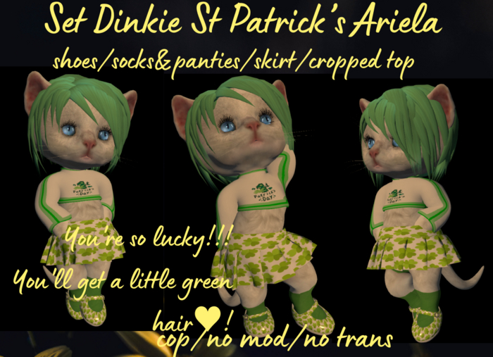 Set Dinkie St Patrick's Ariela