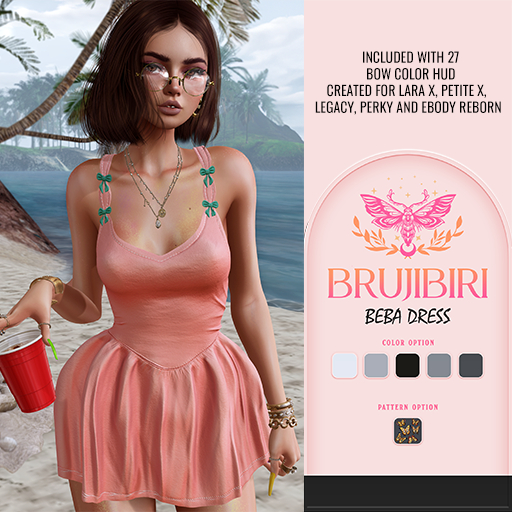 Brujibiri - Beba Dress Greyscales