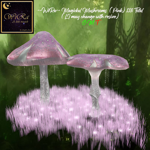 ~WiRa~ Magickal Mushroom (Pink) (BOX)