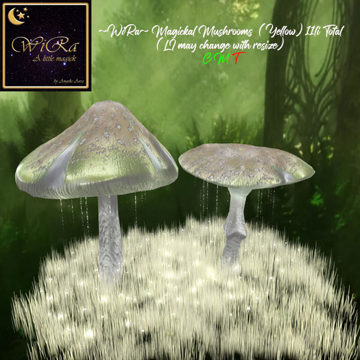 ~WiRa~ Magickal Mushroom (Yellow) (BOX)
