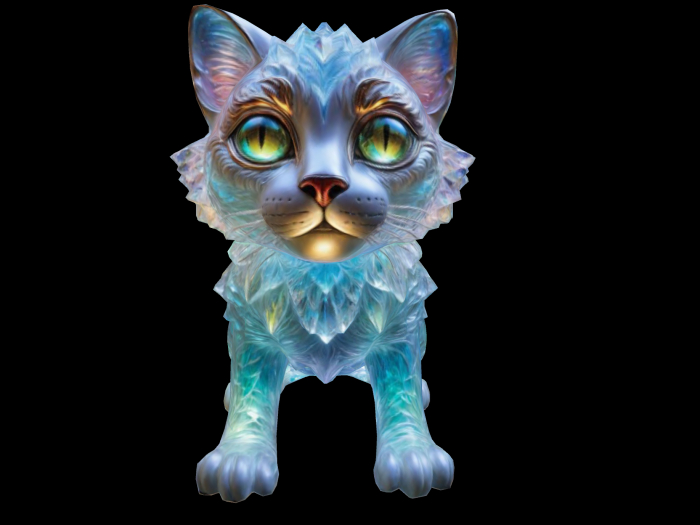 HB: Crystal Cat Statue FuLL PERM