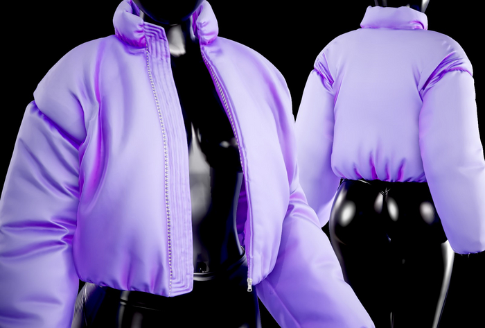 Svoya Puffer Purple