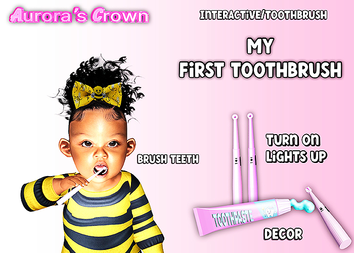 Aurora’s Crown – My First Toothbrush Interactive {Lights Up}