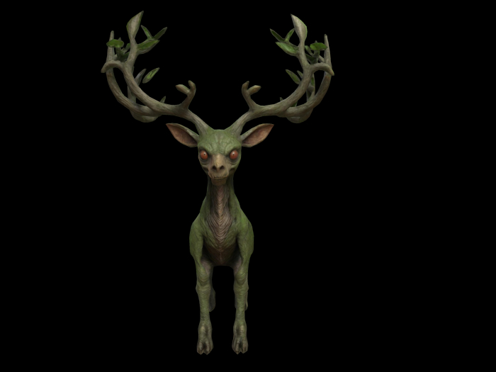 HB: Forest Deer Statue FuLL PERM