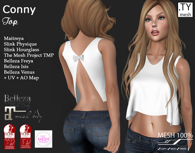 TyMesh Conny Blouse Full Perm Mesh