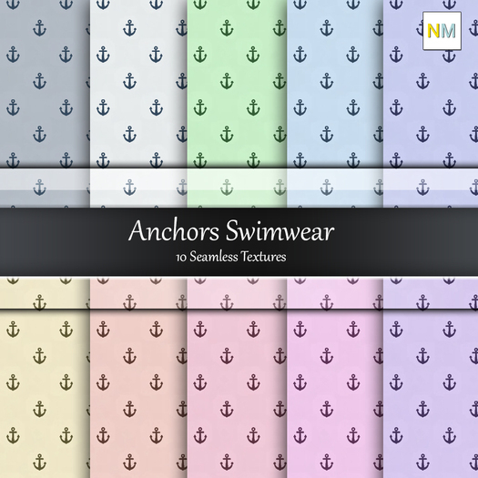 Anchors Swimwear Textures 10 Seamless NM