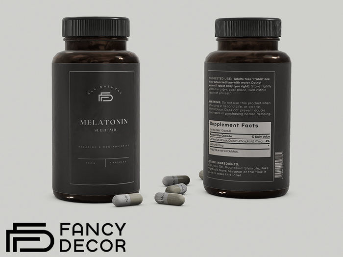 Fancy Decor: Mel Melatonin Bottle