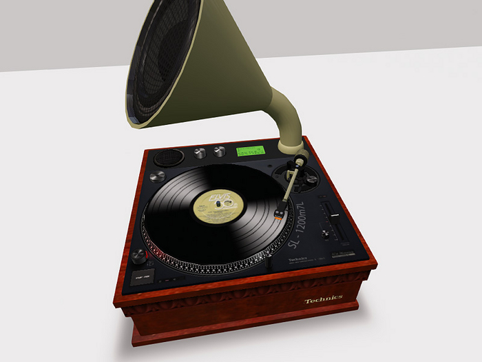 Modern gramophone