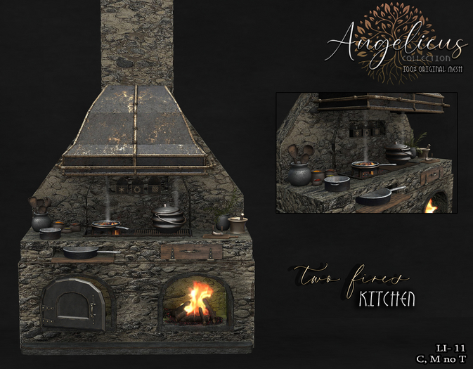 .AngelicUs. Two fires kitchen