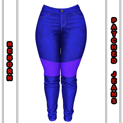 Kathleen's Patched Jeans For The Reborn Body