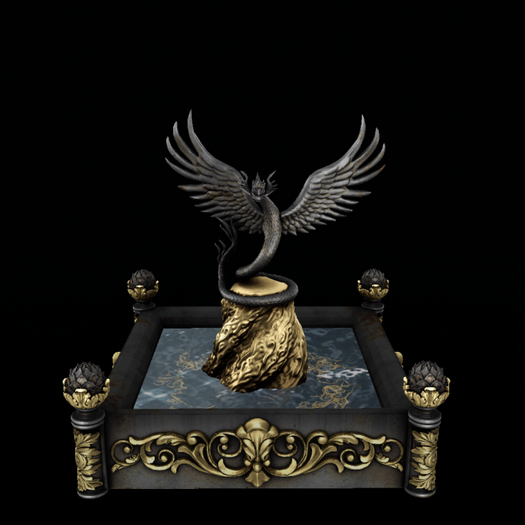 FUENTE DRAGON ALADO  KIMSAT C-M