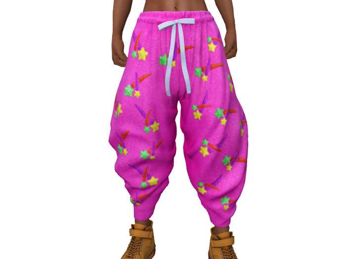 Shooting Star Big Pants Pink