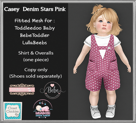 *CC* Casey Denim Stars Pink (TDB/BBTLB) add me