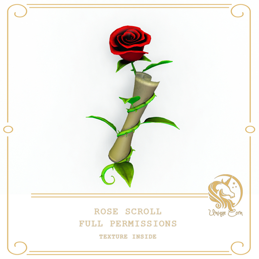 Full Perm Rose Scroll