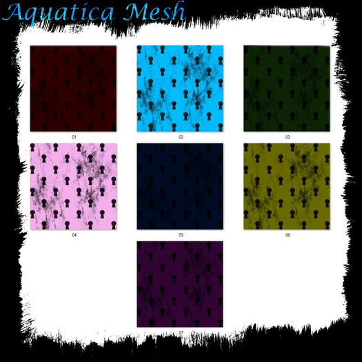 Aquatica Mesh - TEX00041 Grunge Keyholes