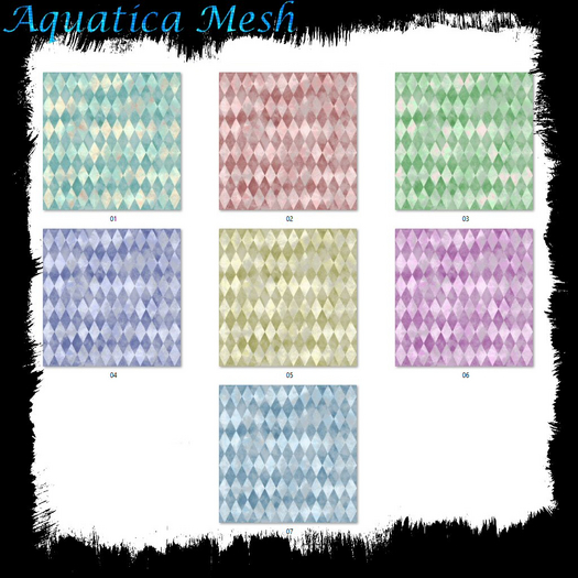 Aquatica Mesh - TEX00043 Light Diamonds