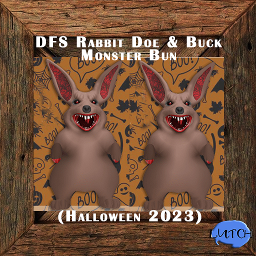DFS Rabbit Doe & Buck  Monster Bun (Halloween 2023) RARE 