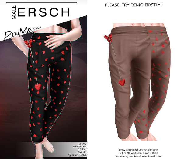 ERSCH - PinMe Pants -beige-