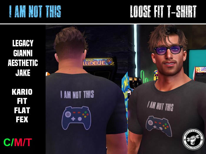'I AM NOT THIS' LOOSE FIT T-SHIRTS