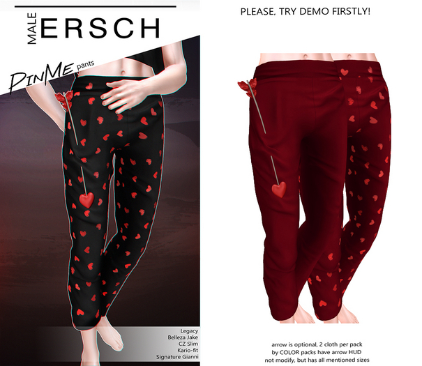 ERSCH - PinMe Pants -blood-