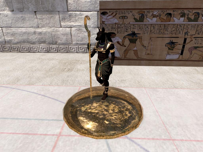 statue egypt anubis