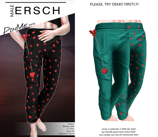 ERSCH - PinMe Pants -turquoise-