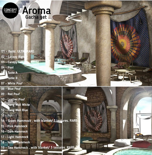 01. Concept}  Aroma. Build. RARE