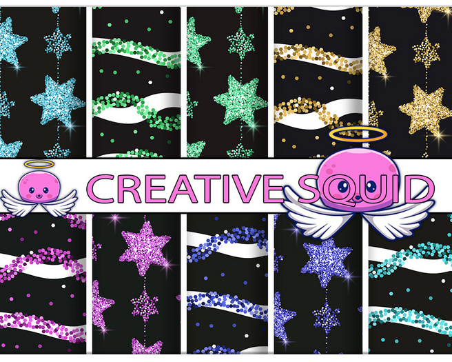 Glittery Winter Textures