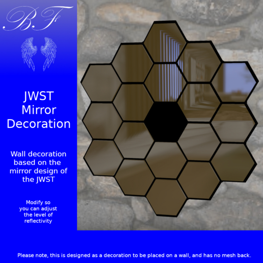 BF JWST Mirror Decoration (boxed)