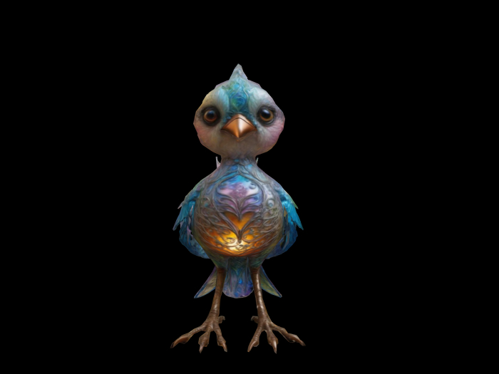HB: Whimsy Bird Statue FuLL PERM