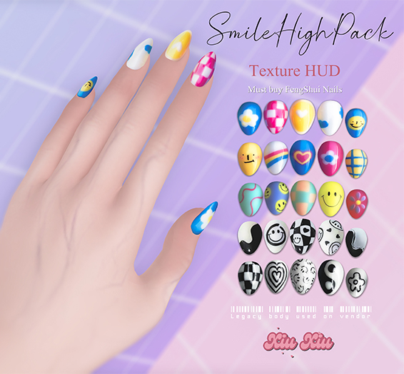 XiuXiu - FengShui Nails {SmileHighPack} HUD